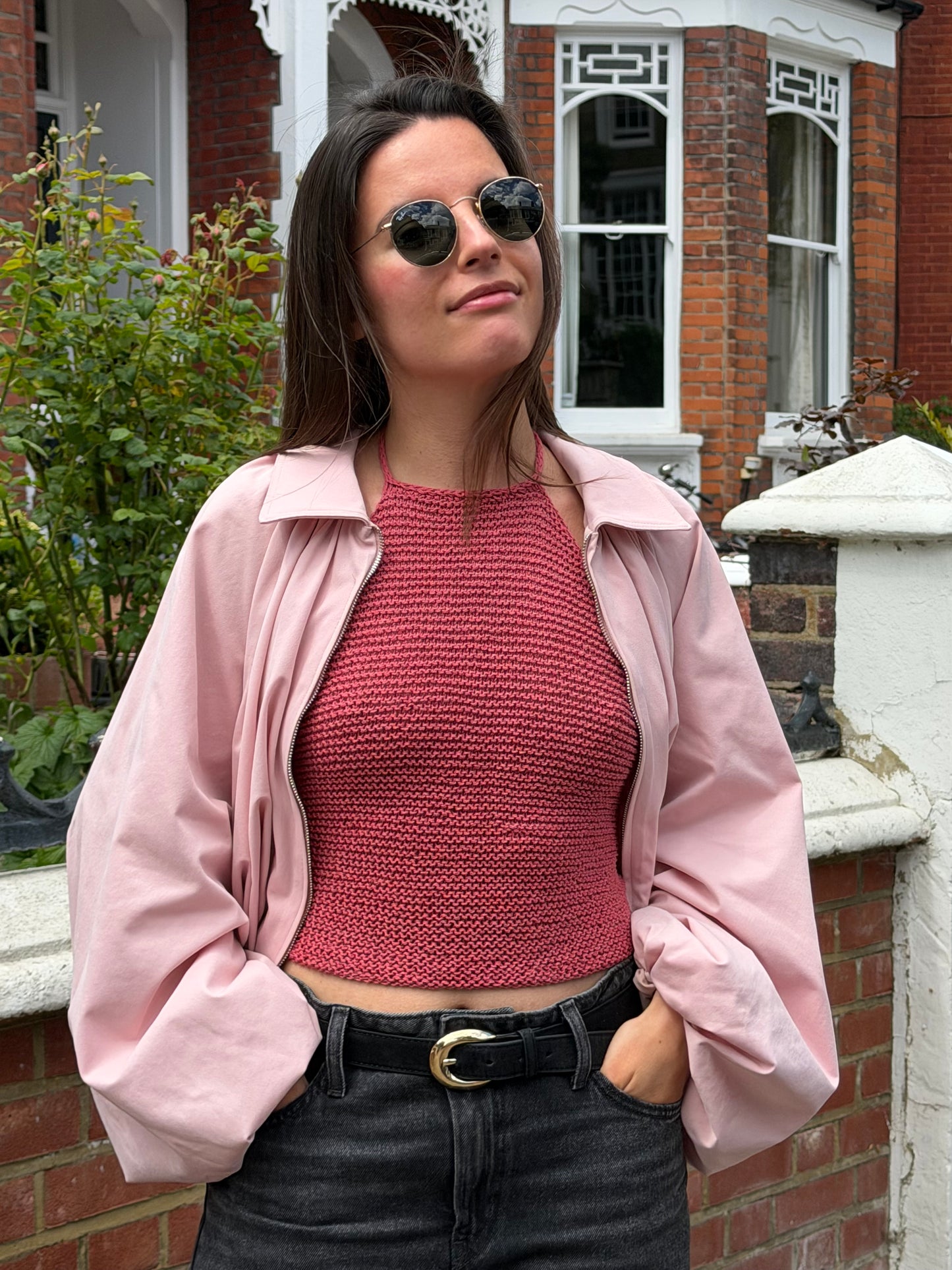 Manarola Open-back Top Knitting Pattern with Video Tutorials