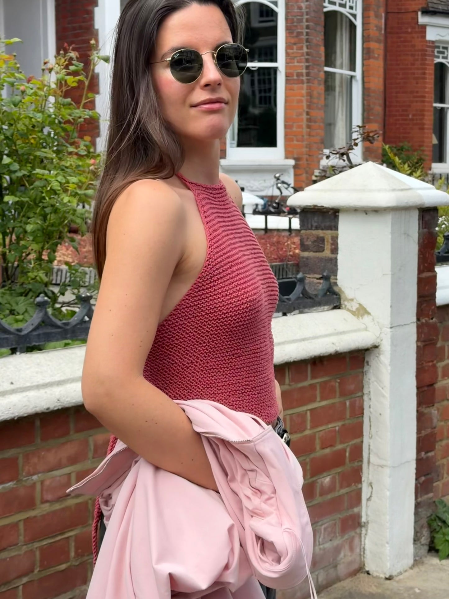 Manarola Open-back Top Knitting Pattern with Video Tutorials