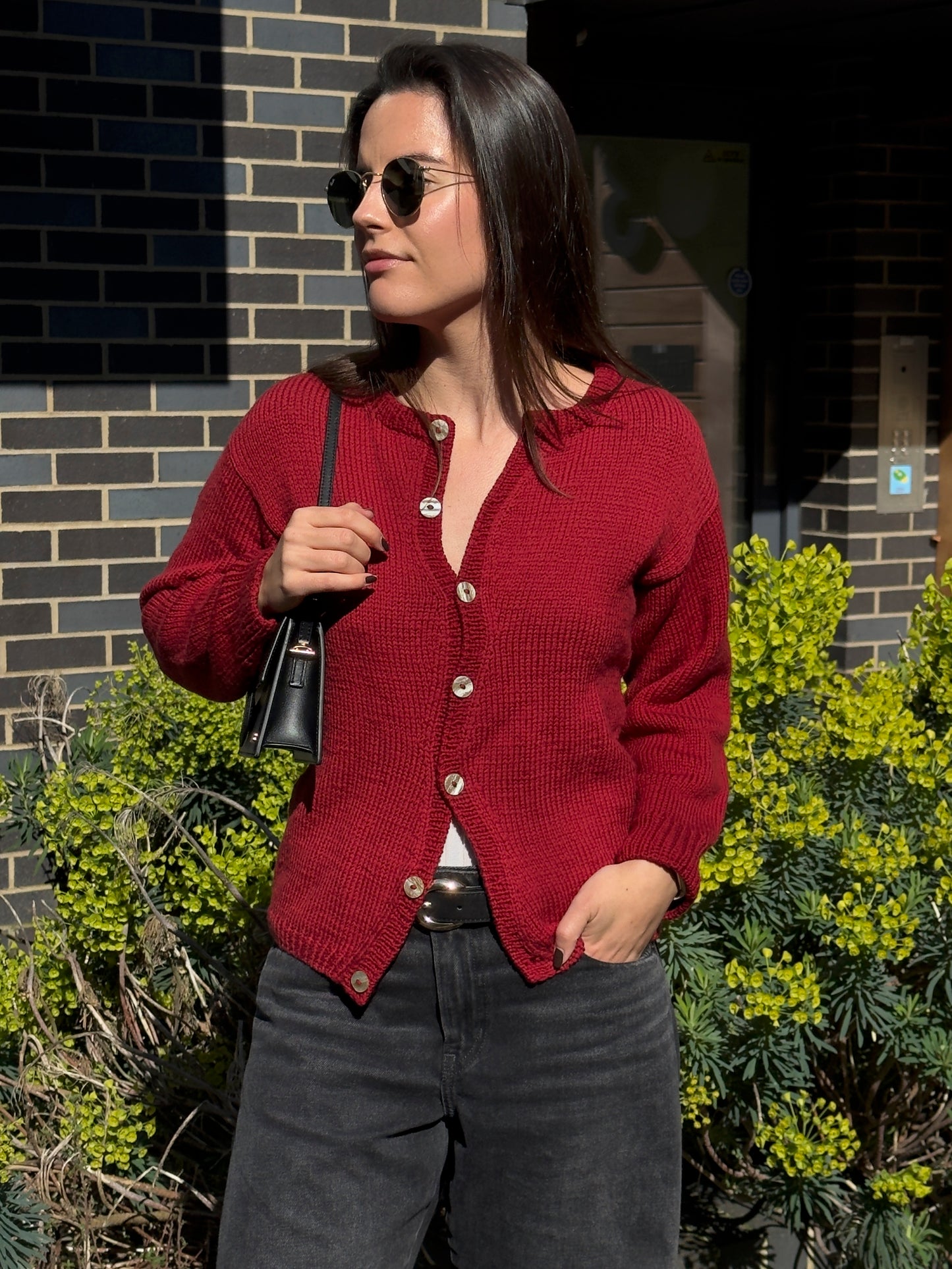 Wavy Cardigan Knitting Pattern for Women