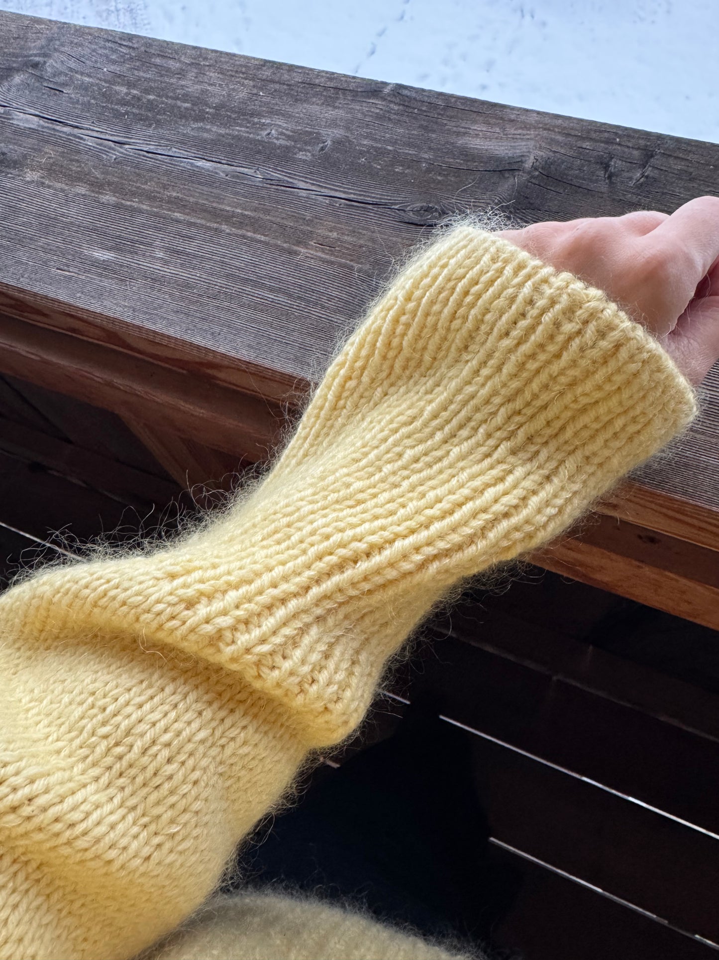 Oversized Turtleneck Jumper Knitting Pattern for Women